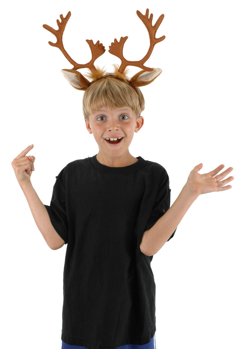 Reindeer Ears & Antlers Headband
