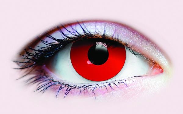 Primal - Evil Eyes (Red Out) Contact Lenses