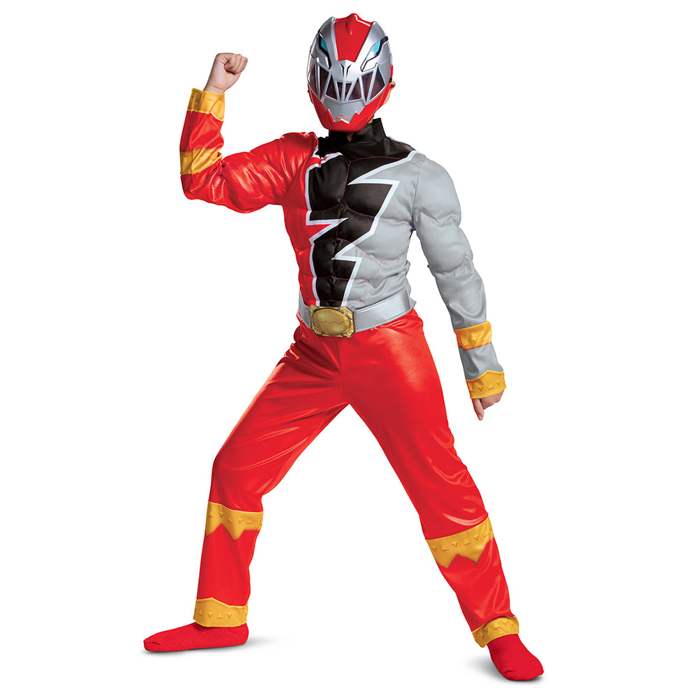 Power Rangers Dino Fury Red Ranger Costume for Kids