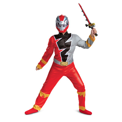 Power Rangers Dino Fury Red Ranger Costume for Kids