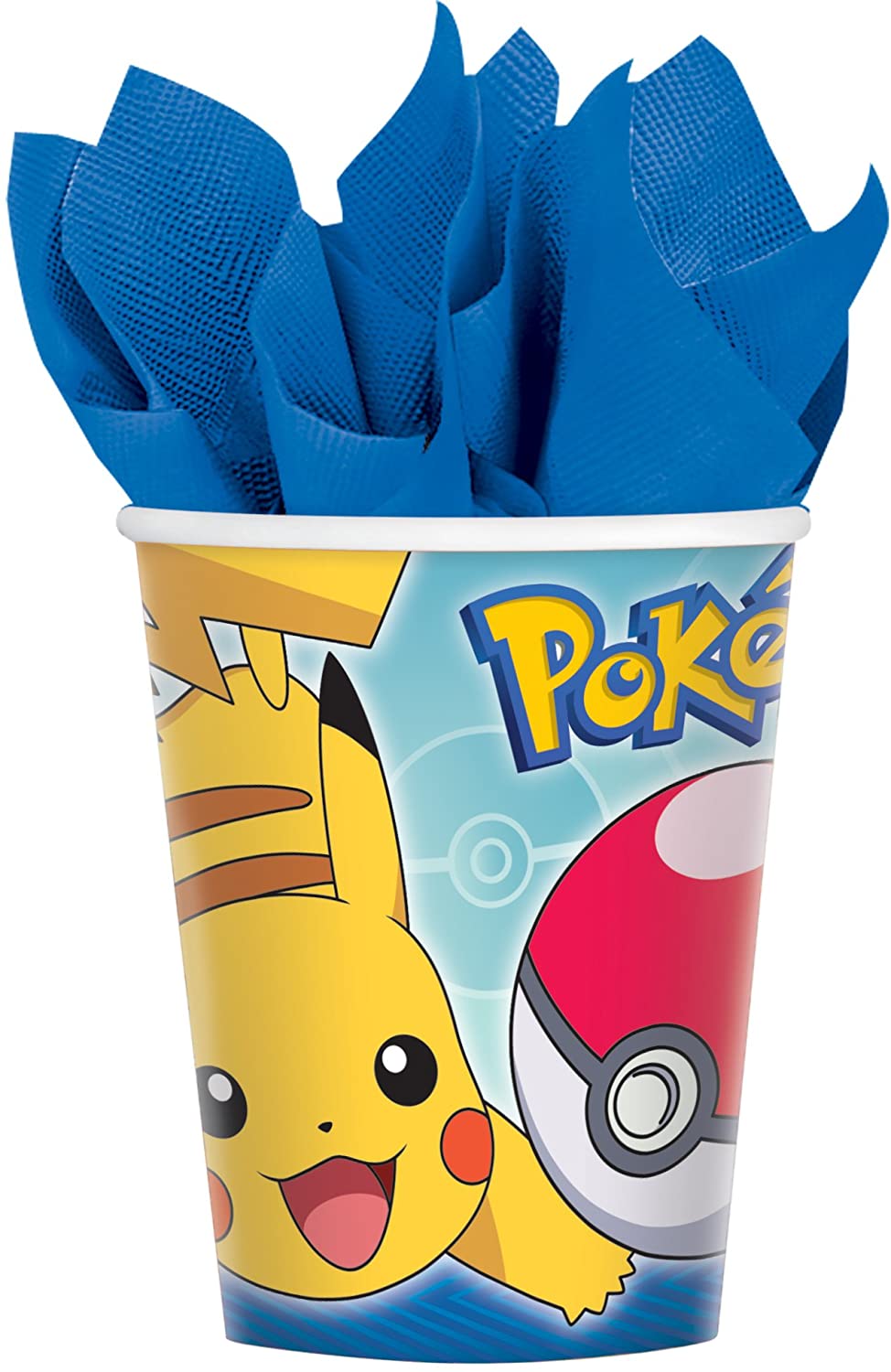 Pokemon Core 9 Oz Cups 8 Pieces Per Package