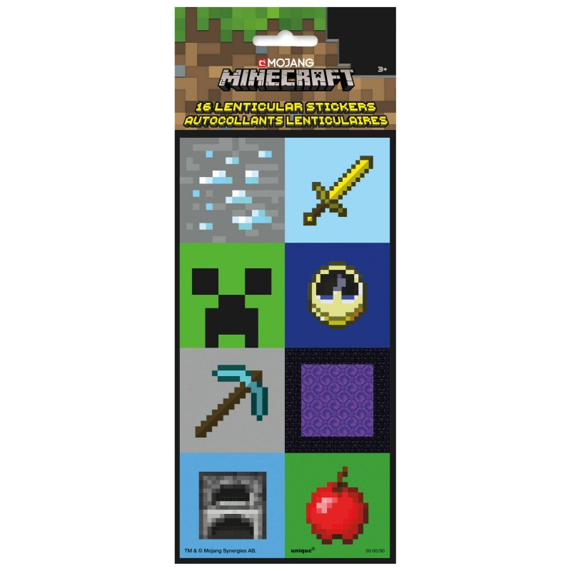 Minecraft Lenticular Stickers
