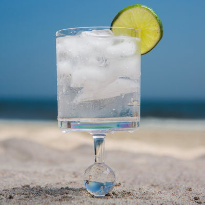 The Beach Glass - Caribbean - Cerulean Seas Blue