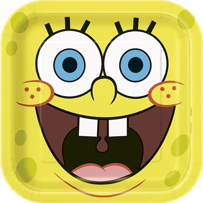 Spongebob Squarepants 9" Plates
