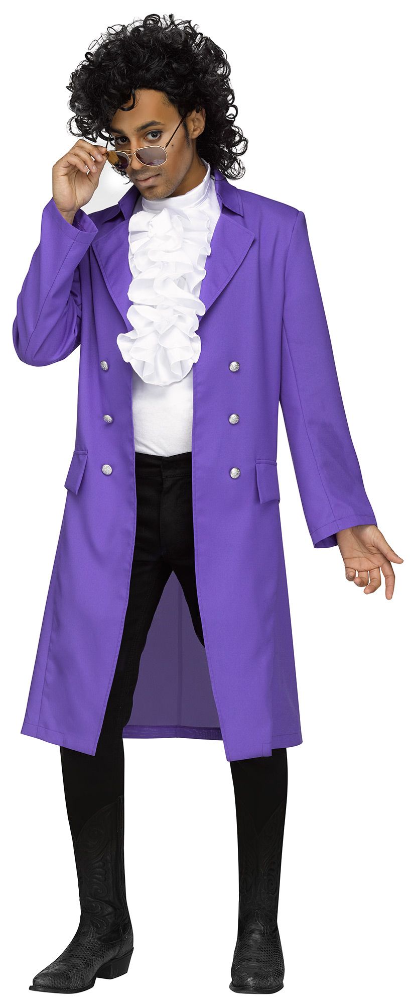Purple Pain - Adult 'Prince' Style Costume