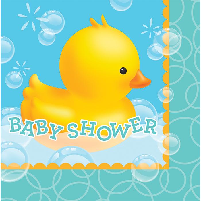Bubble Bath Baby Shower Lunch Napkins