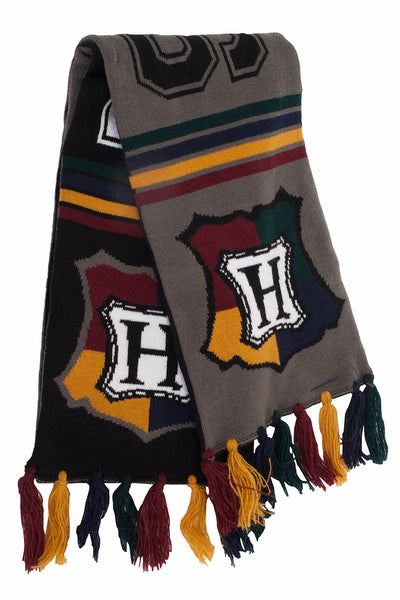 Reversible Knit Scarf - Hogwarts