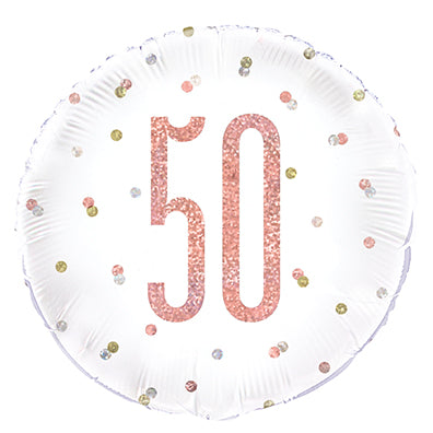 Birthday Glitz - 50th Foil Balloon