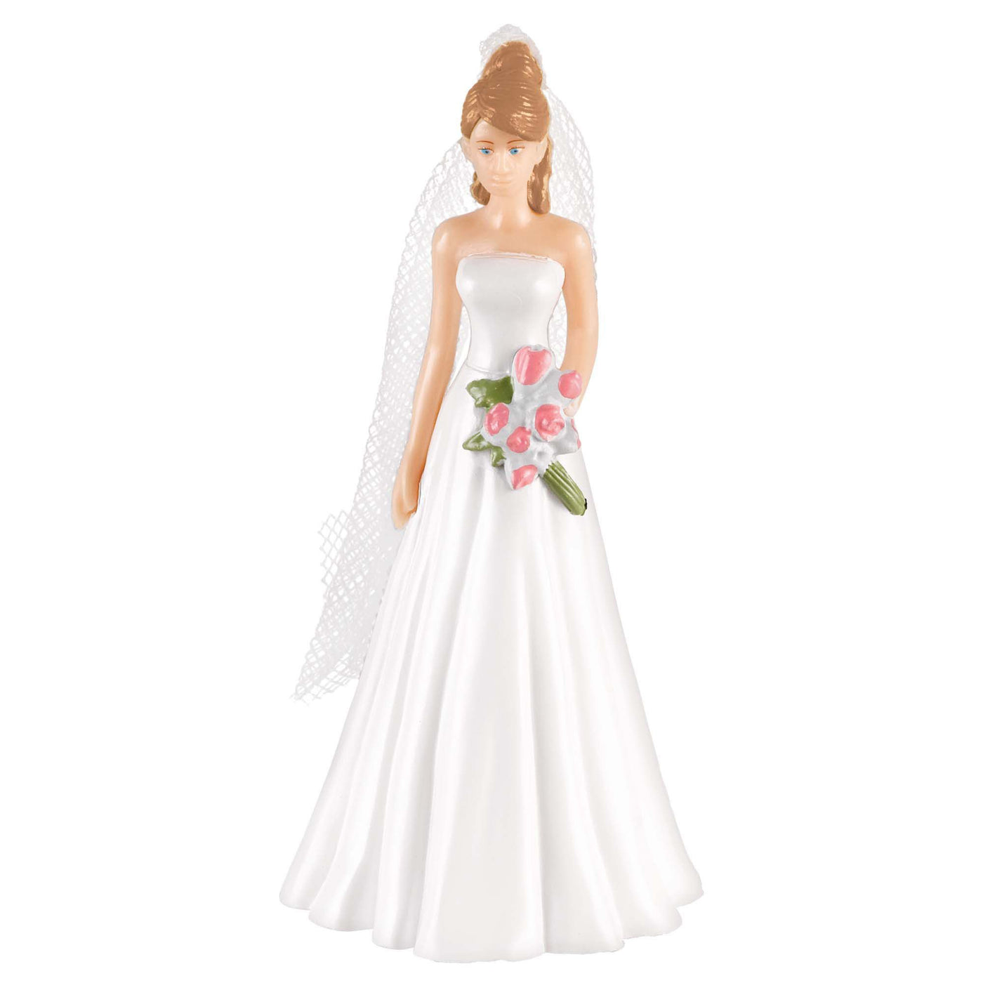 Wedding Cake Topper - Caucasian Bride