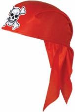 PIRATE SCARF HAT - RED