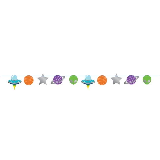 Space Party Ribbon Banner