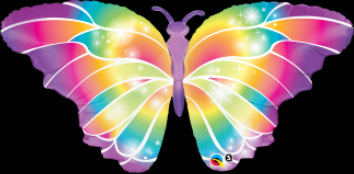 Luminous Butterfly 44" Supershape Balloon