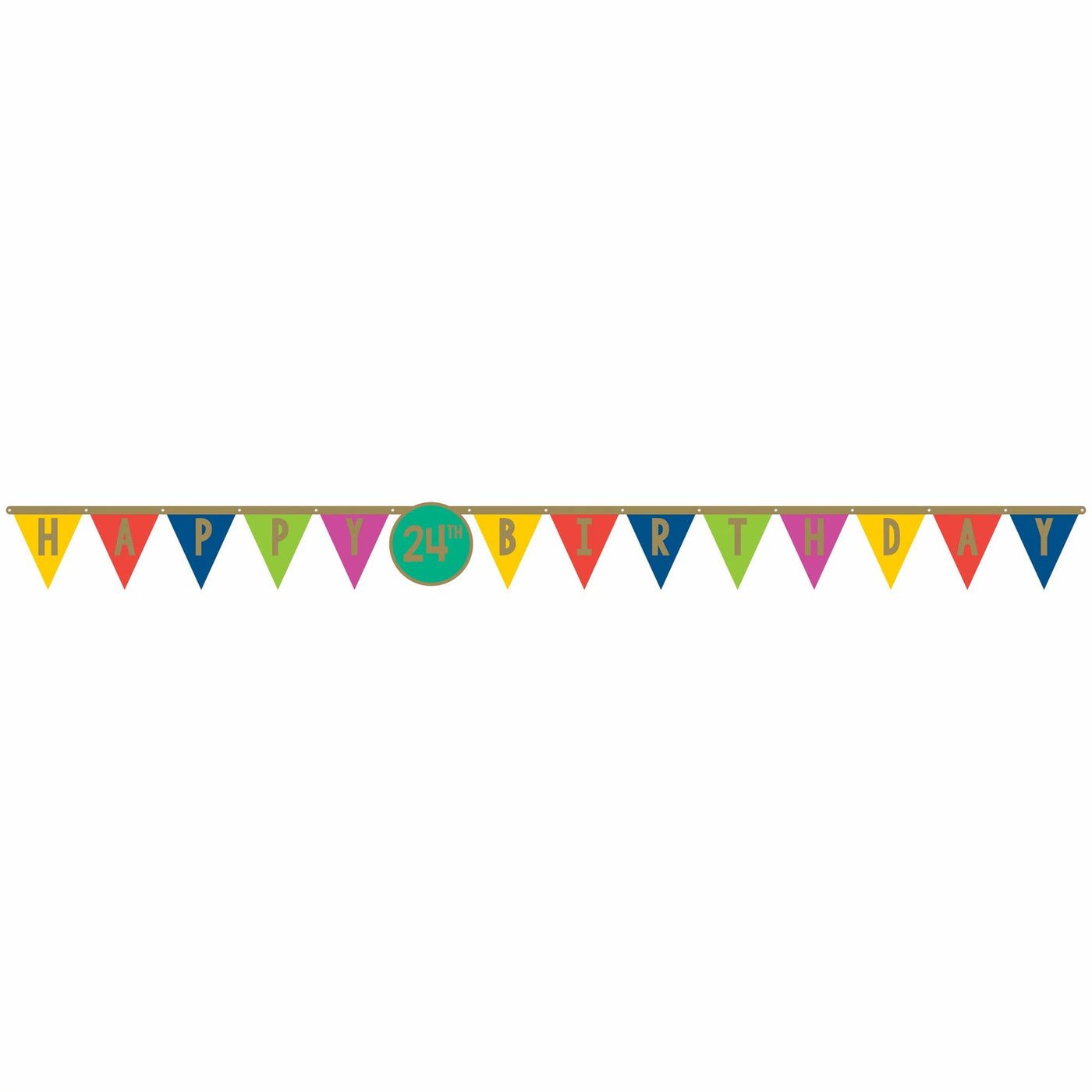 Happy Dots Add-an-Age Birthday Banner