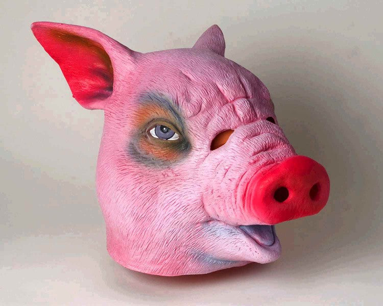 Latex Animal Mask - Pig