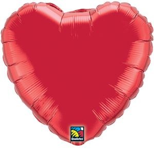 18" Heart Balloon - Red