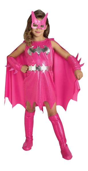 Girls Pink Batgirl Costume