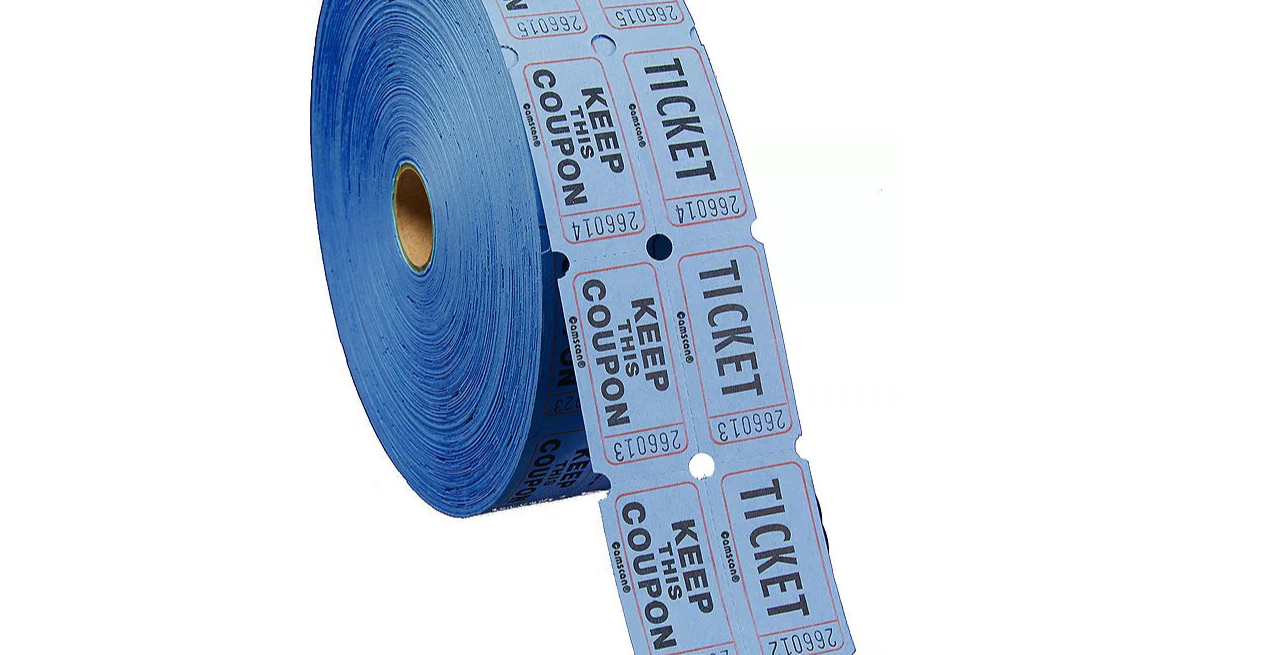 Tickets- Double Coupon 2000- Blue