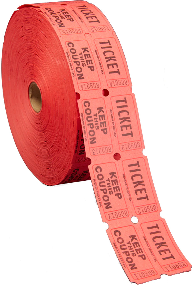 Tickets- Double Coupon 2000- Red