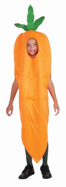 CARROT COSTUME M-L FITS CHILD SIZE 8-14