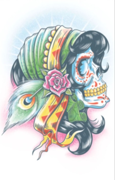 DAY OF THE DEAD TATTOOS - LADY GITANOS