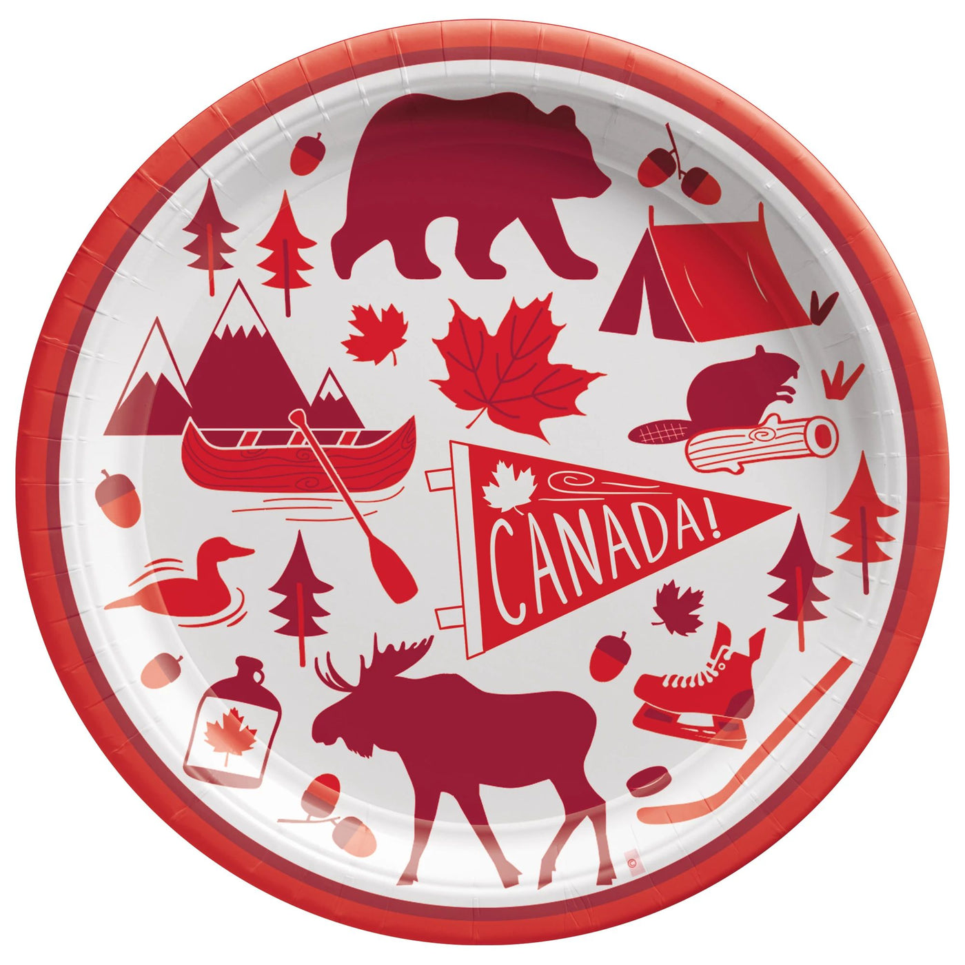 Canadian Pride 9" Paper Plates