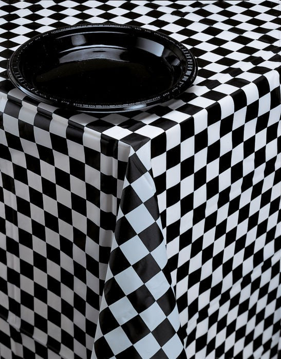 CHECKERED TABLECOVER