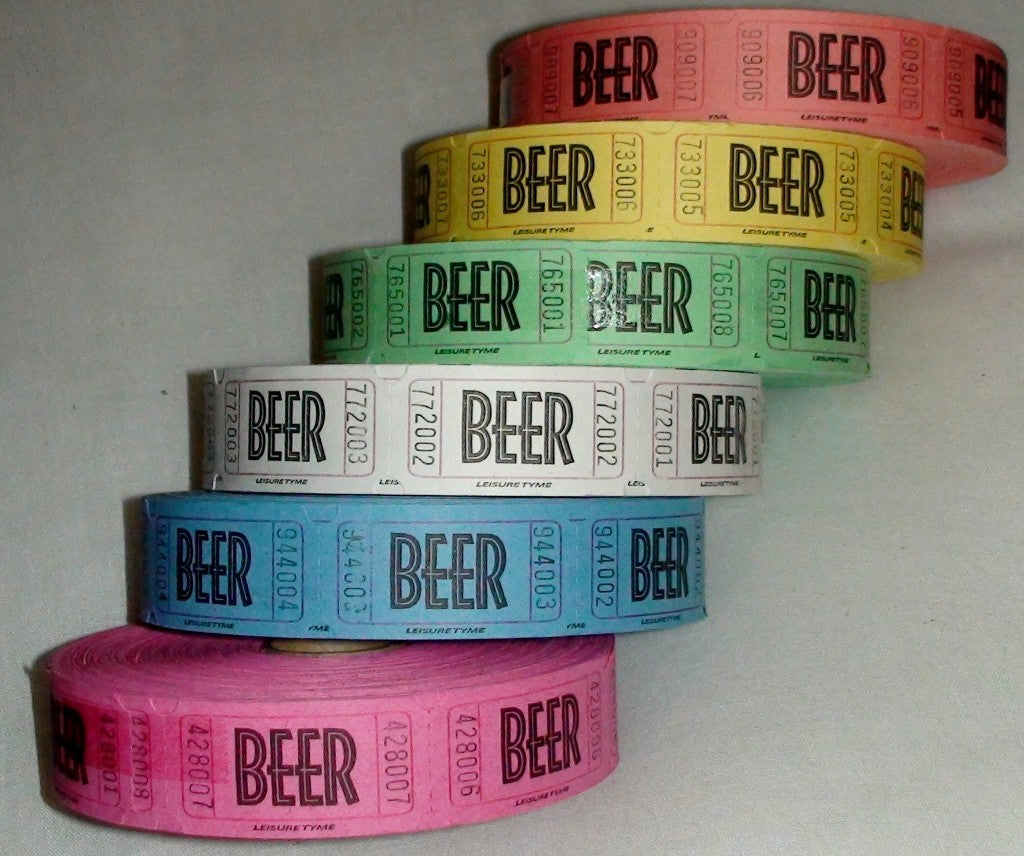 Ticket Roll - "Beer" - 1000 pcs