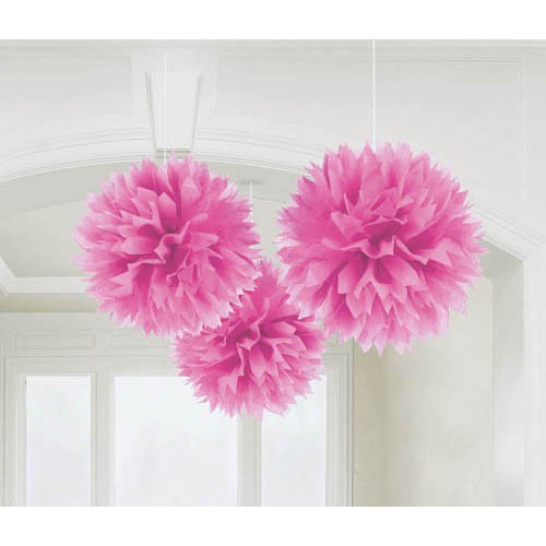 FLUFFY DECORATIONS - PINK