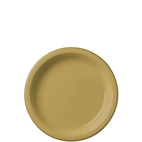 GOLD PLATES 7INCH 20CT