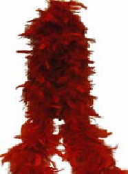 FEATHER BOA 35G RED
