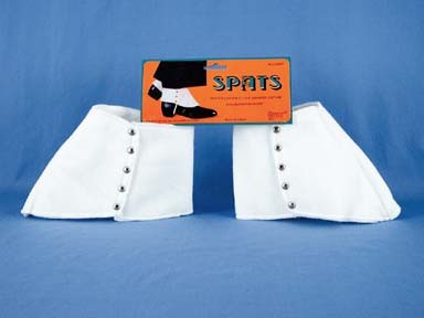 WHITE GANGSTER SPATS