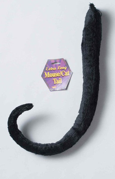 EXTRA LONG CAT-MOUSE TAIL (BLACK ONLY)