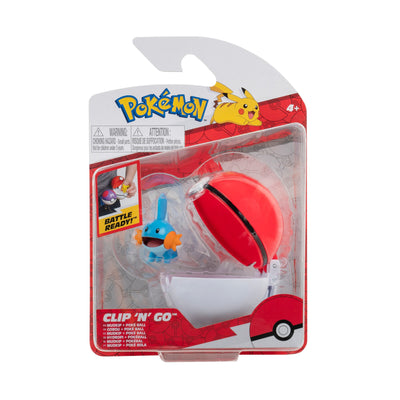 Pokémon Clip 'N Go Mudkip & Poké Ball