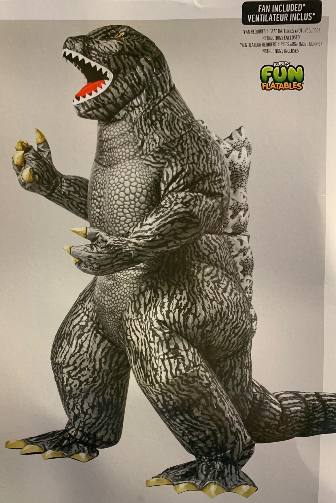 Deluxe Adult Godzilla Inflatable Costume