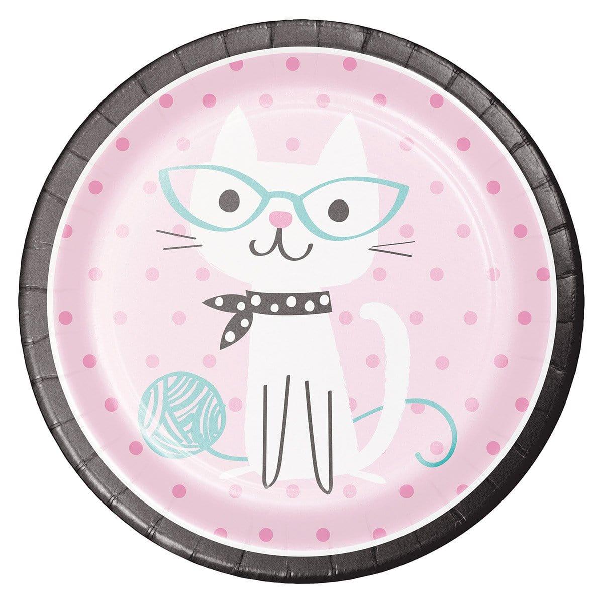 Purr-Fect Cat Party 9" Plates