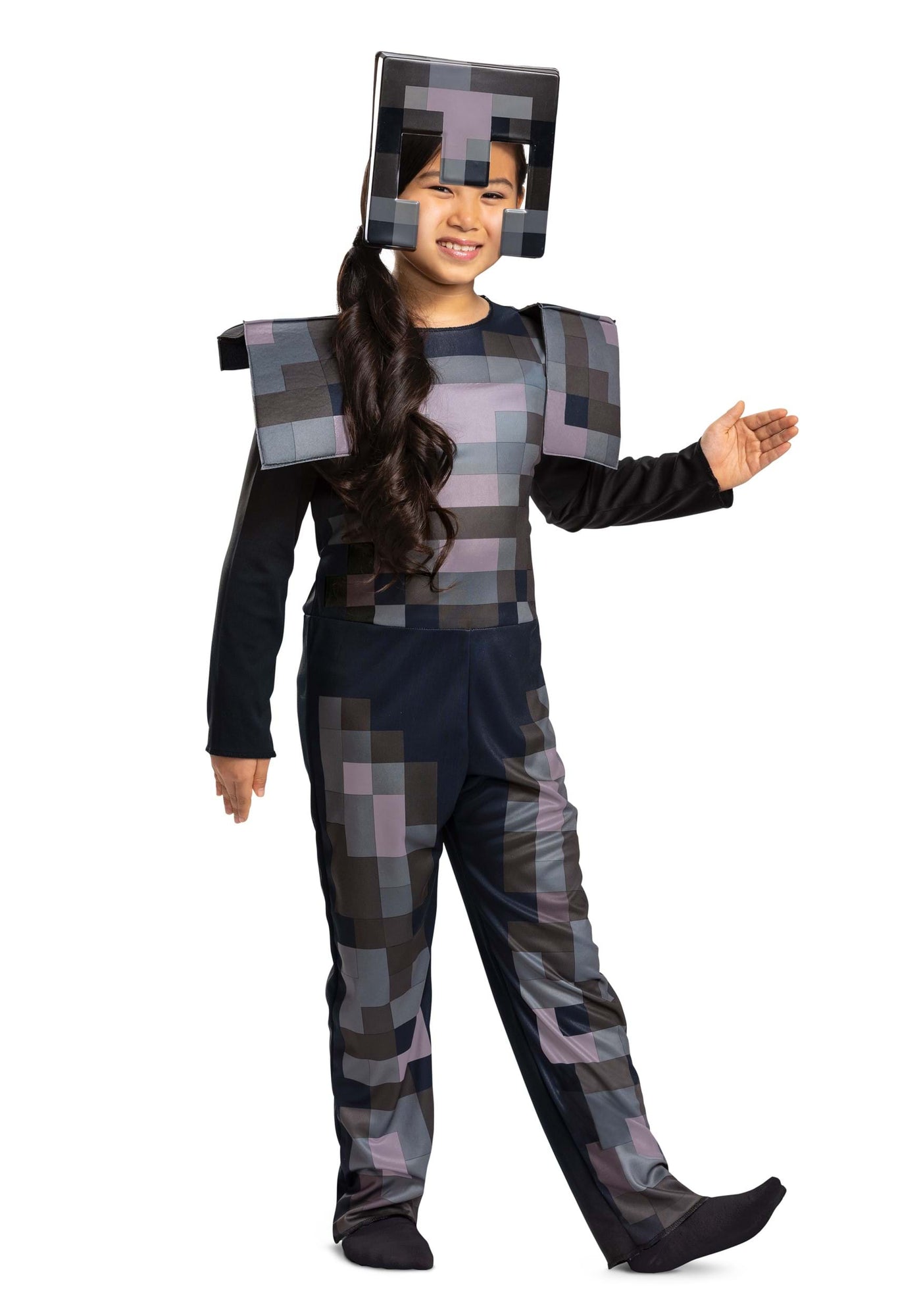Minecraft Netherite Armor Child Costume